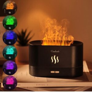 Difusor Humidificador con Efecto Fuego y 7 Colores | Aire Fresco y Ambiente Relajante