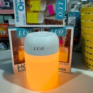 Mini Humidificador Portátil 300ml con Luz Nocturna LED Multicolor