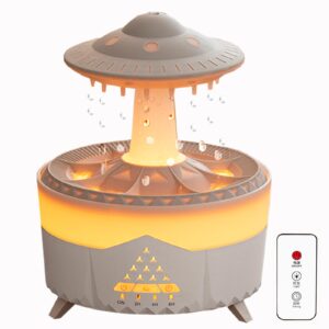 Humidificador Ovni con Luz LED  2 en 1 Aromatiza y Decora tu Espacio