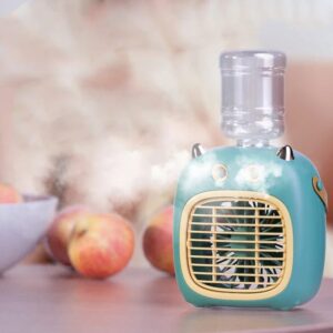 Humidificador Mini Bidón con Ventilador Recargable – 180ml