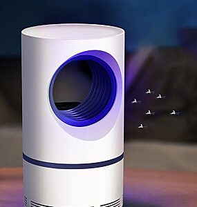 Matamosquitos Eléctrico por Succión con Luz UV – USB Silencioso y Eficiente
