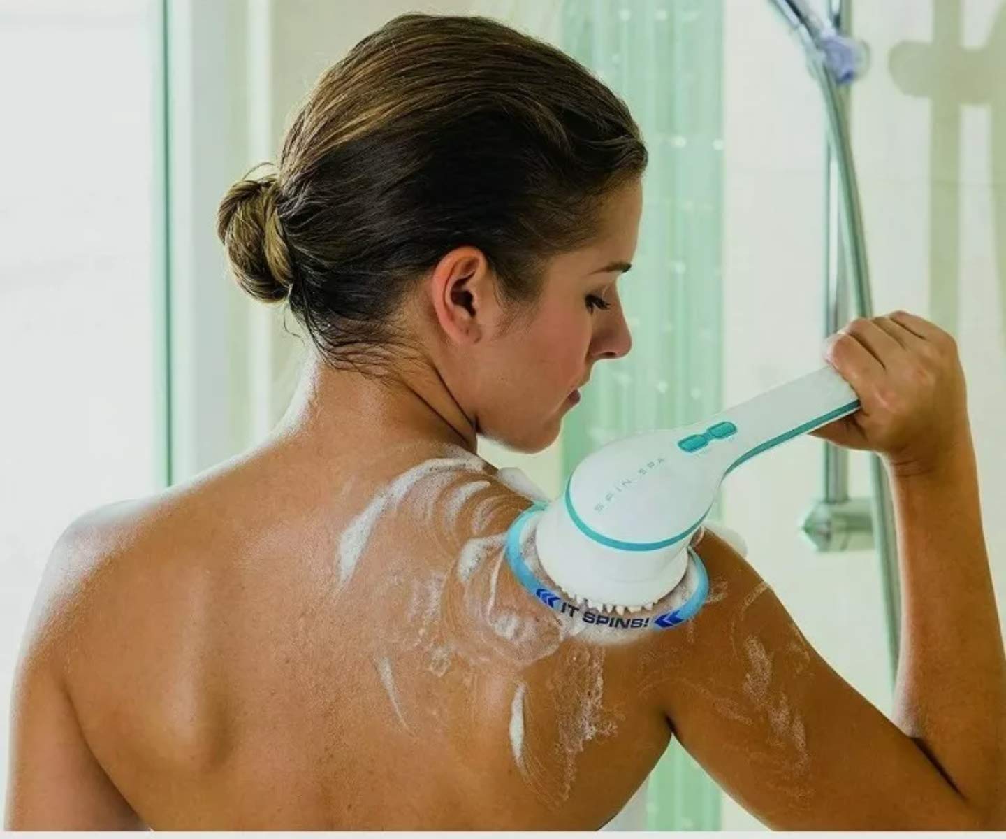 Cepillo Eléctrico de Baño 5 en 1 – Limpieza Profunda y Relajante 1 Cepillo Eléctrico de Baño 5 en 1 – Limpieza Profunda y Relajante