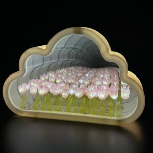 Lámpara de Tulipanes – Luz Cálida y Decorativa