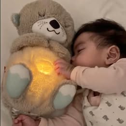 Peluche de Apego con Respiración y Sonidos Relajantes – Ideal para Bebés