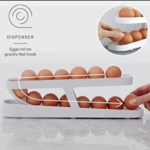 Dispensador de Huevos / Porta Ovos 36x10cm – ¡Organizá tu heladera con estilo y practicidad!
