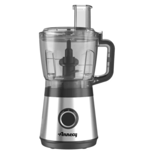Multiprocesador Annecy FP25 700W 2 Litros — 2 Velocidades + Pulso, Cuchilla para Masa y 4 Cuchillas de Corte