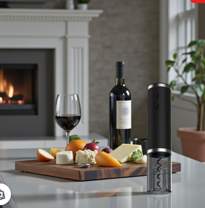 Abridor de Vinos Eléctrico Recargable — Sacacorchos Automático 2 Abridor de Vinos Eléctrico Recargable — Sacacorchos Automático - Imagen 2