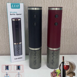 Abridor de Vinos Eléctrico Recargable — Sacacorchos Automático