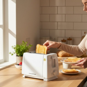 Tostadora Eléctrica 2 Ranuras Las Santas BH-002A — 6 Niveles de Tostado | 1 Año de Garantía