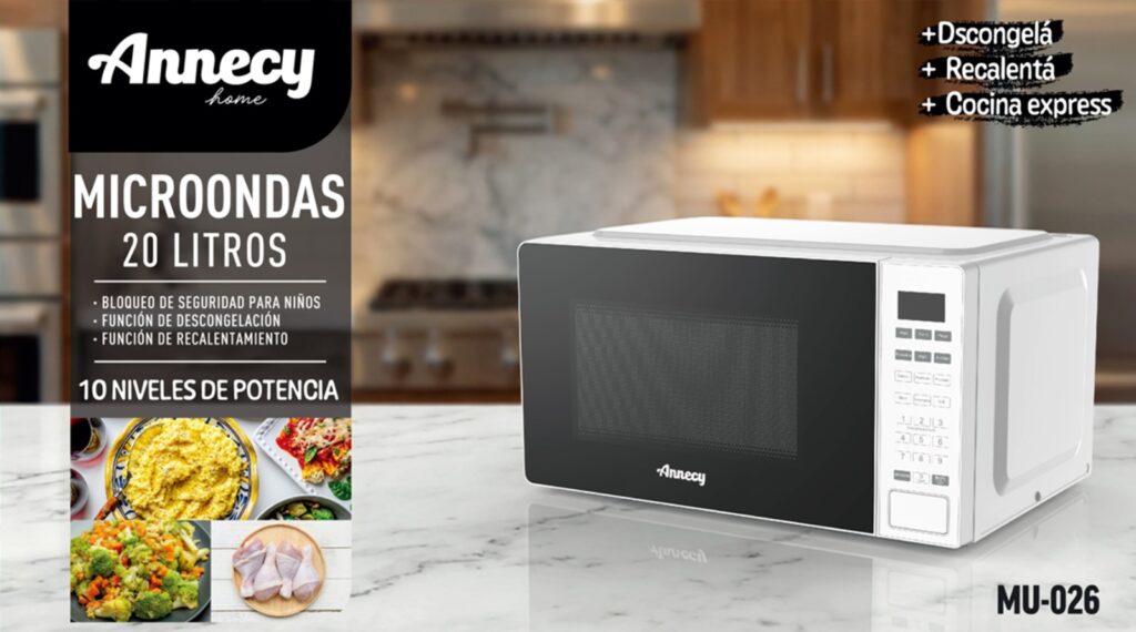Microondas Annecy Home MU-026 20 Litros